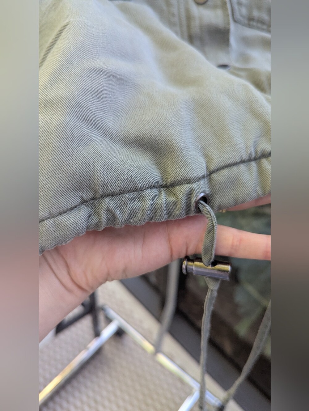 Rails Collins Green Drawstring Utility Jacket - Picture 5 of 7